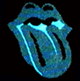 The lost 8-track tongue logo